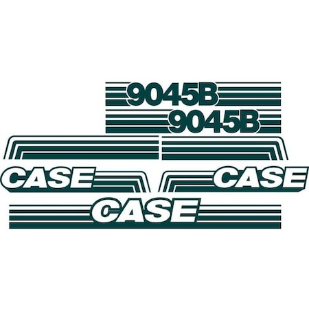 Aftermarket Whole Machine Decal Set Fits Case Excavator 9045B CASE9045BDECALSET